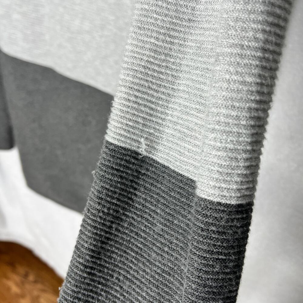 Evolution (S) Stassi Colorblock Open Cardigan - Stitch Fix Two-Toned Ribbed - Picture 7 of 10